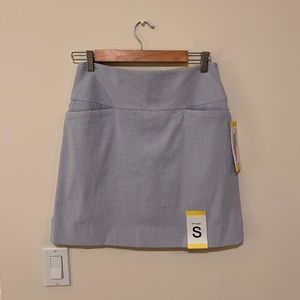 NWT SC & CO Blue Stripe Tennis Skirt Skort (S)